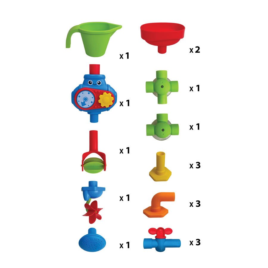 Bathtub Tubes & Pipes Set