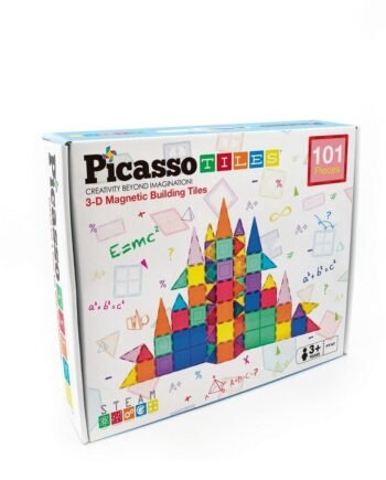 Picasso Tiles 26pcs Safari Theme with 8 Action Figures